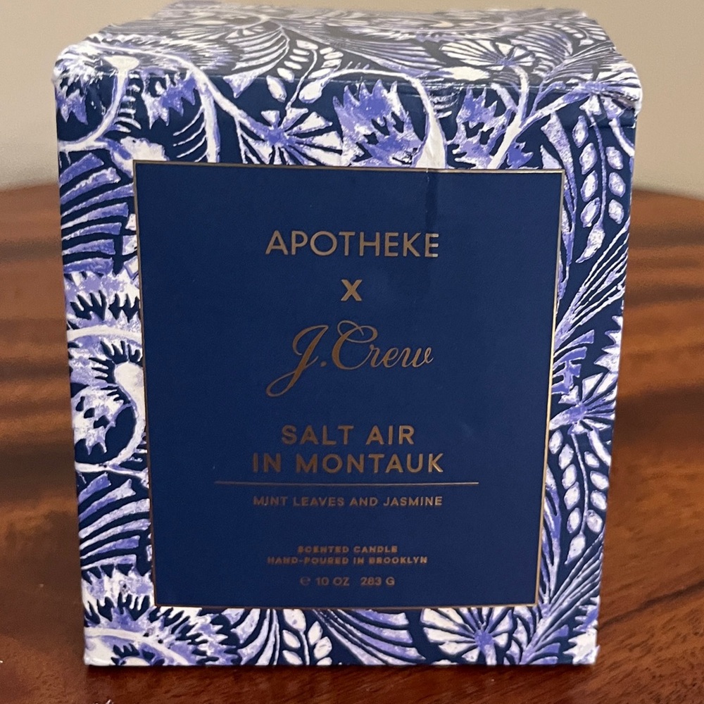 J. Crew Apotheke Salt Air in Montauk Candle NIB